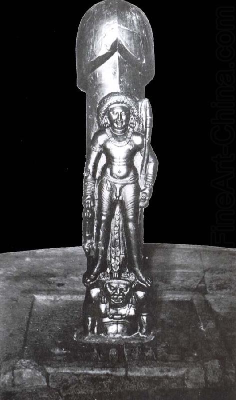 Linga met Shiva, unknow artist